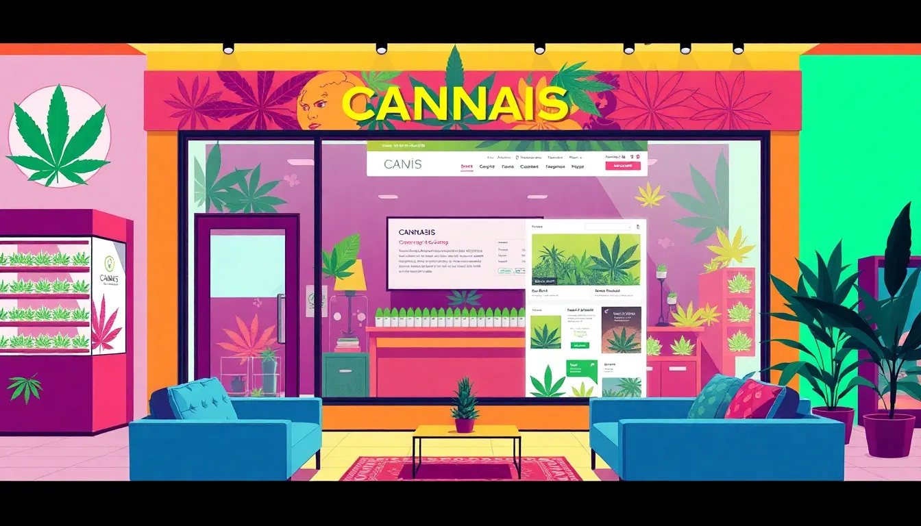 cannabis web design